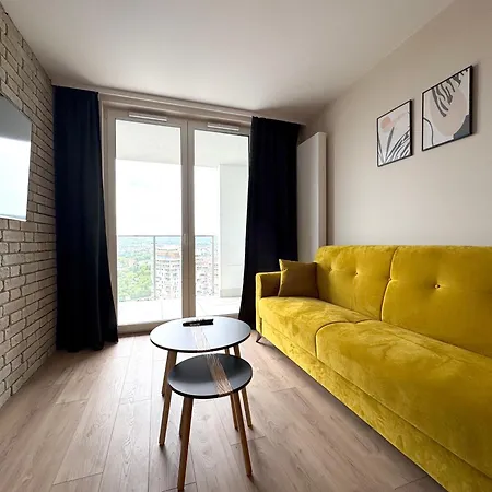 Premium - Graniczna Sky 16th Floor - Self Check-in - Parking Apartamento *