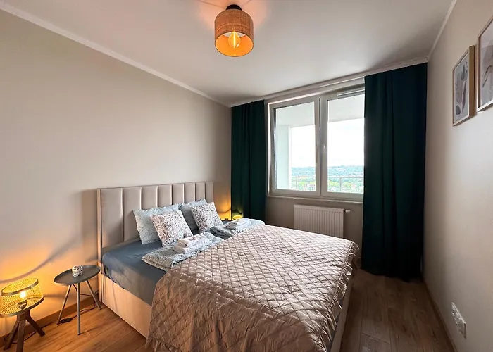 Premium - Graniczna Sky 16th Floor - Self Check-in - Parking Lägenhet Rzeszów